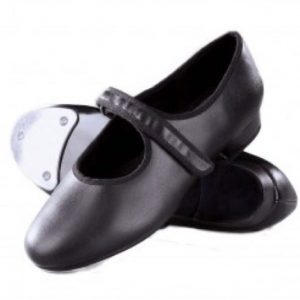 white velcro tap shoes